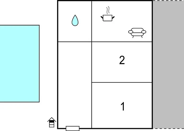 公寓 2 Bedroom Amazing In